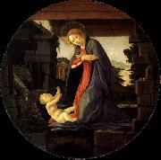 BOTTICELLI, Sandro The Virgin Adoring the Child oil painting